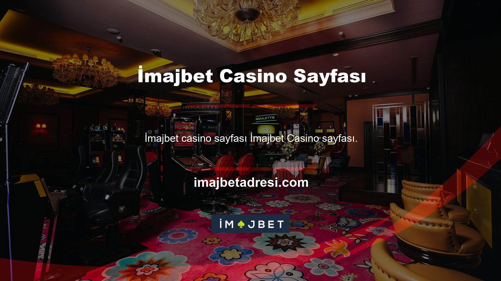 İmajbet casino deneyimi sizi bekliyor