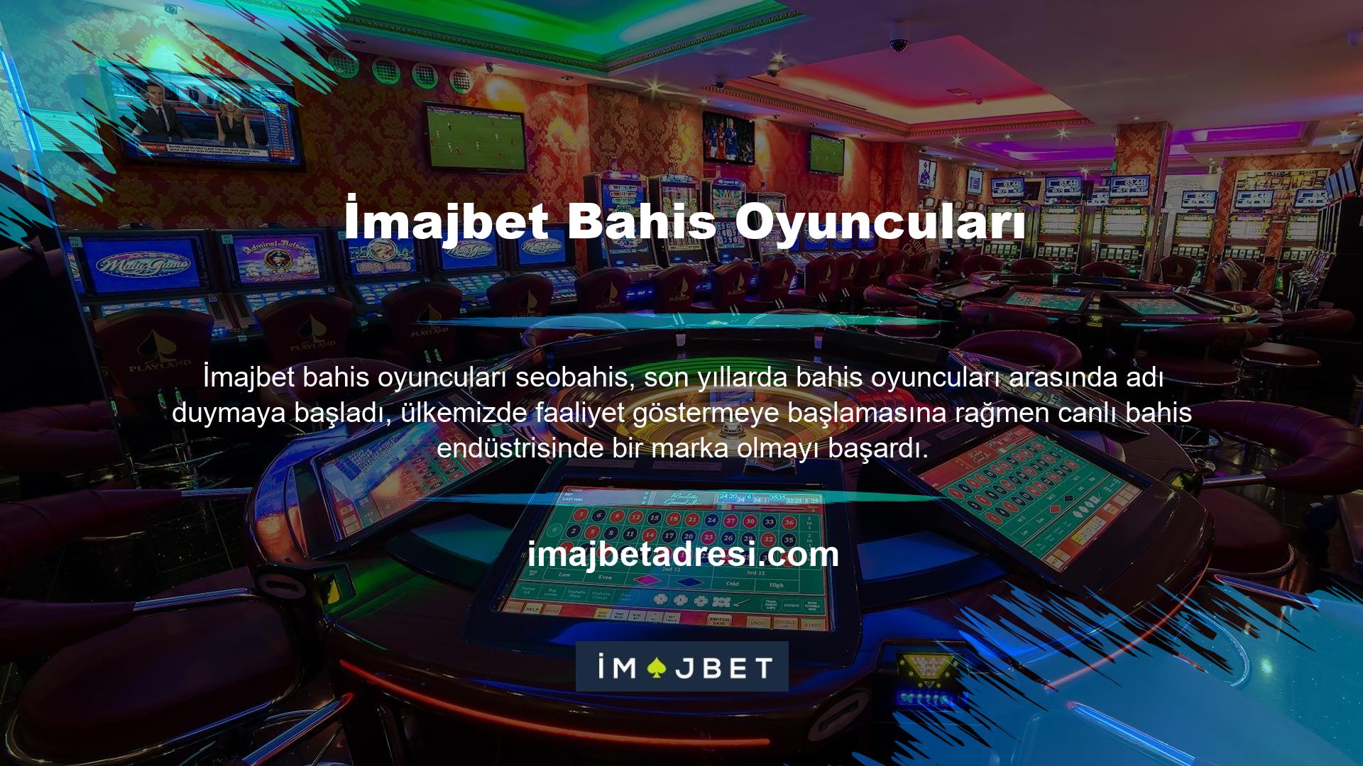 Güçlü bir finansal kaynağa sahip olmasına rağmen, İmajbet, kullanıcılarının memnuniyetine dayanan hizmet konseptiyle bugün en aktif bahis sitelerinden biridir