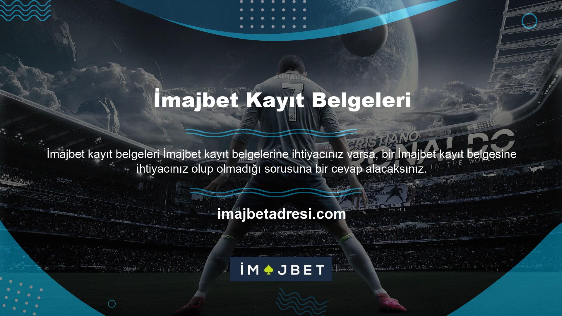 Kaydolmak için iki şey yapmanız gerekir